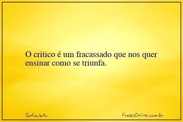 Frase de Sofocleto