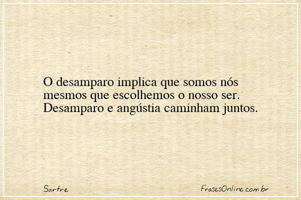 Frase de Sartre