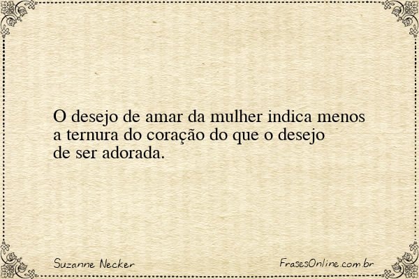 Frase de Suzanne Necker