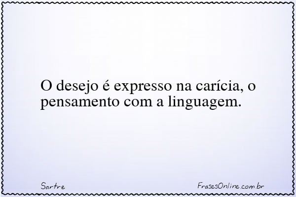 Frase de Sartre