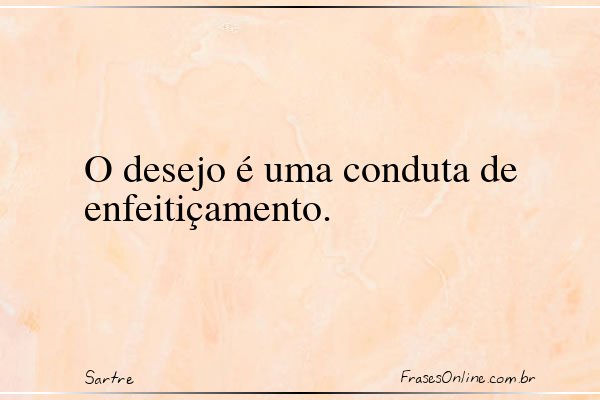 Frase de Sartre