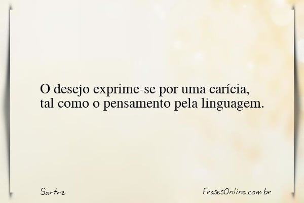 Frase de Sartre