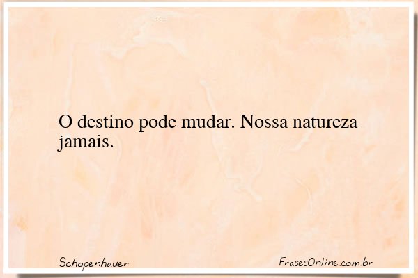 Frase de Schopenhauer