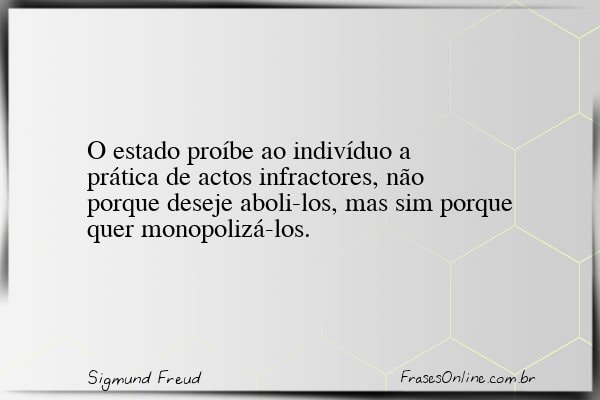 Frase de Sigmund Freud