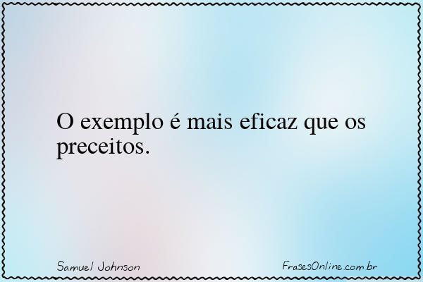 Frase de Samuel Johnson