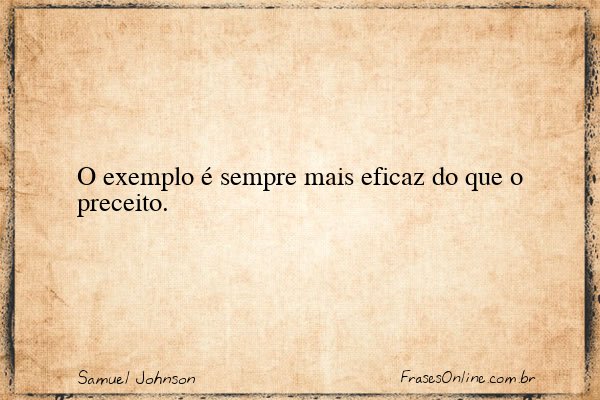 Frase de Samuel Johnson