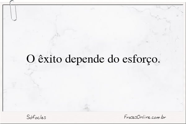 Frase de Sófocles