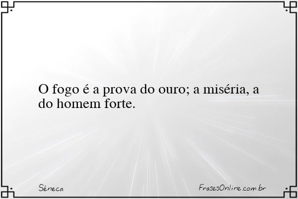 Frase de Sêneca
