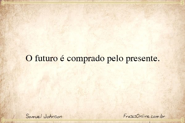 Frase de Samuel Johnson