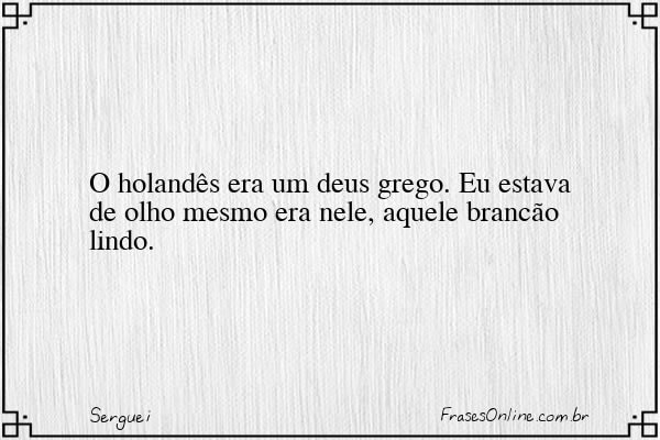 Frase de Serguei