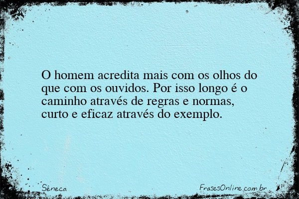Frase de Sêneca