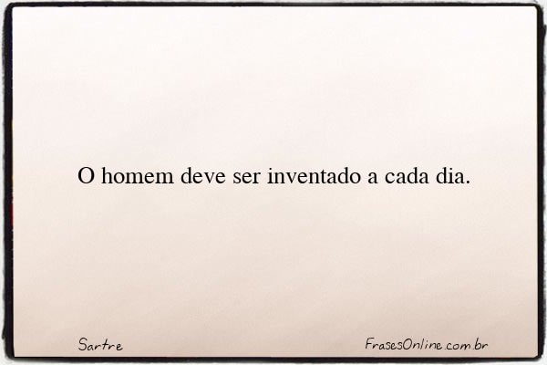 Frase de Sartre
