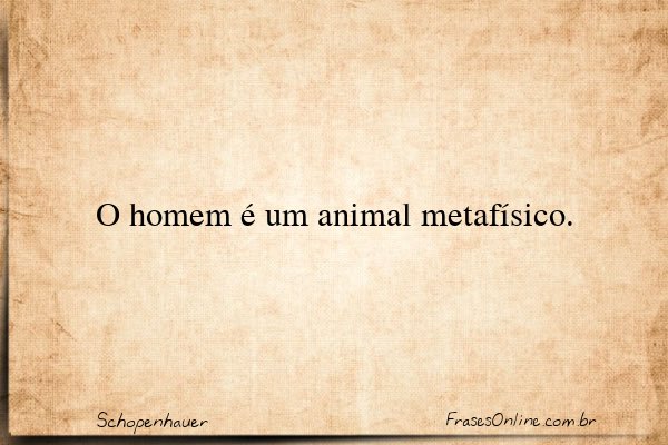 Frase de Schopenhauer