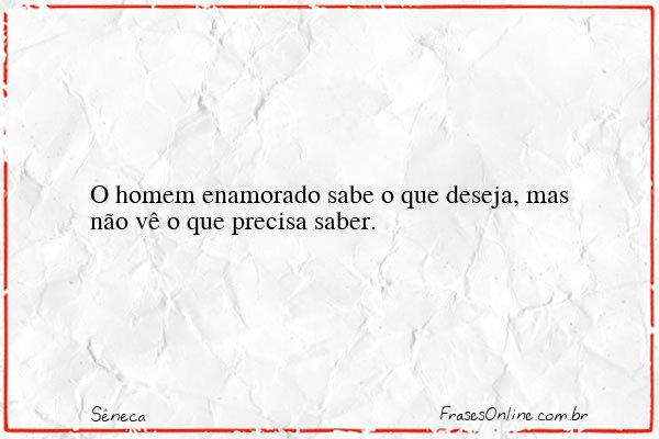 Frase de Sêneca