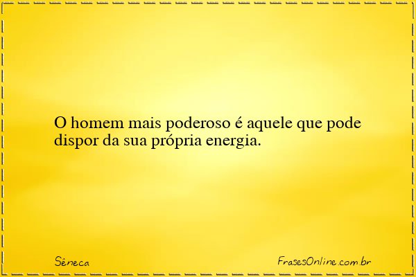 Frase de Sêneca