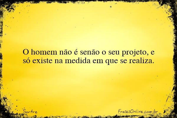 Frase de Sartre