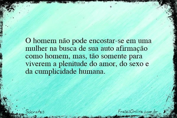 Frase de Sócrates