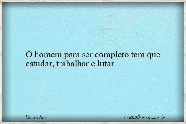 Frase de Sócrates