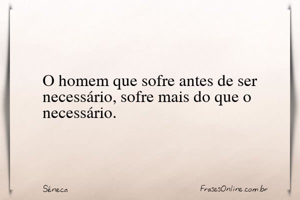 Frase de Sêneca