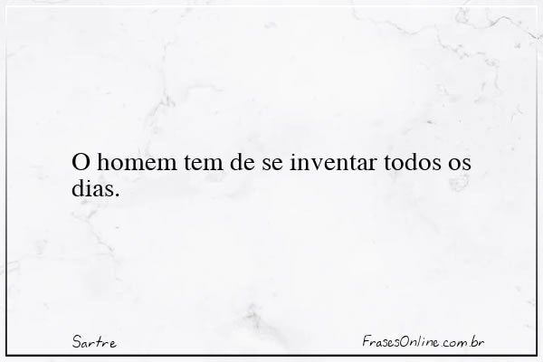 Frase de Sartre