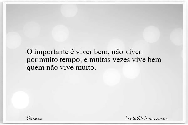 Frase de Sêneca