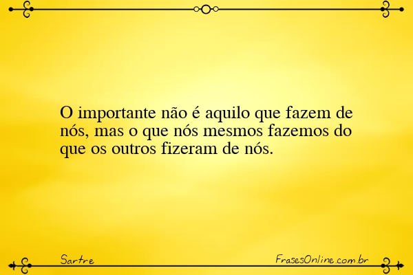 Frase de Sartre