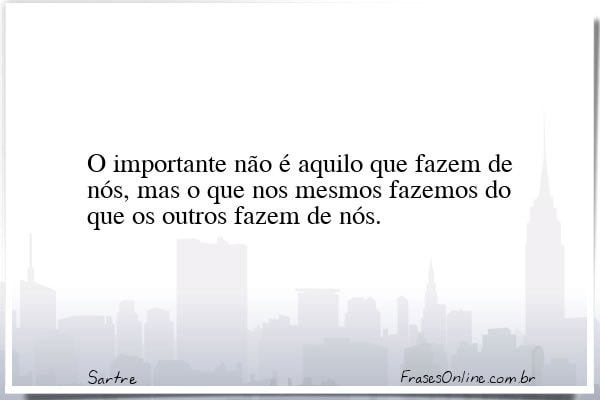 Frase de Sartre