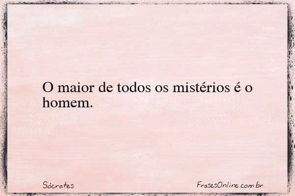 Frase de Sócrates