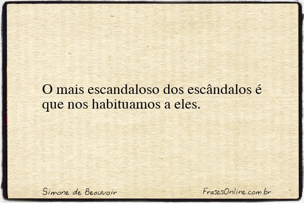 Frase de Simone de Beauvoir