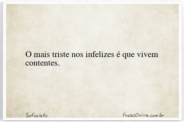 Frase de Sofocleto