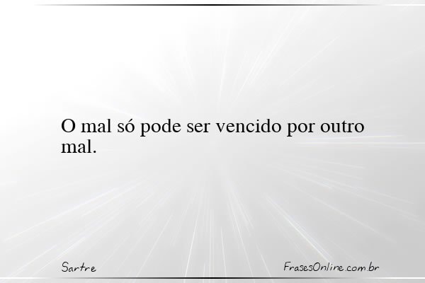 Frase de Sartre