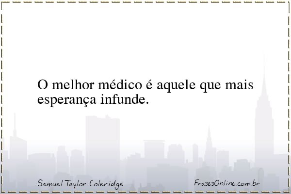 Frase de Samuel Taylor Coleridge