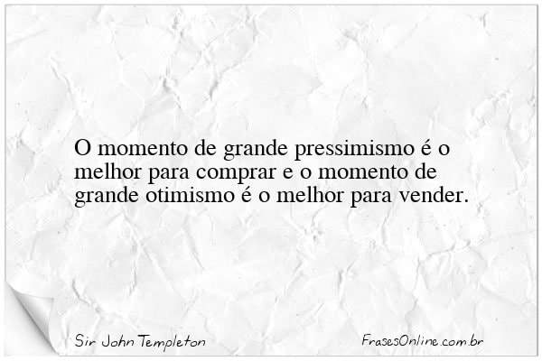 Frase de Sir John Templeton