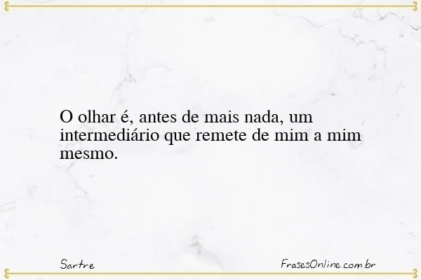 Frase de Sartre
