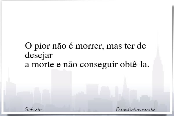 Frase de Sófocles