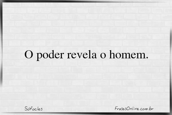 Frase de Sófocles
