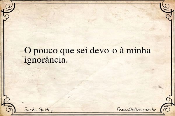 Frase de Sacha Guitry