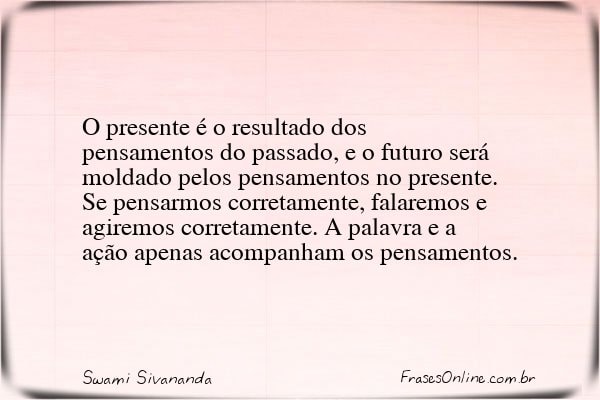 Frase de Swami Sivananda