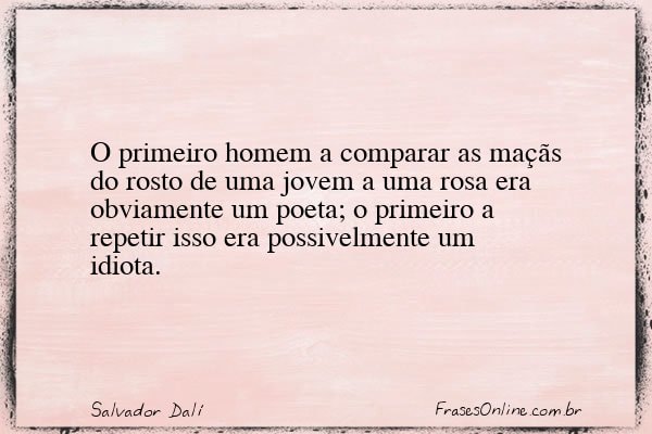 Frase de Salvador Dalí