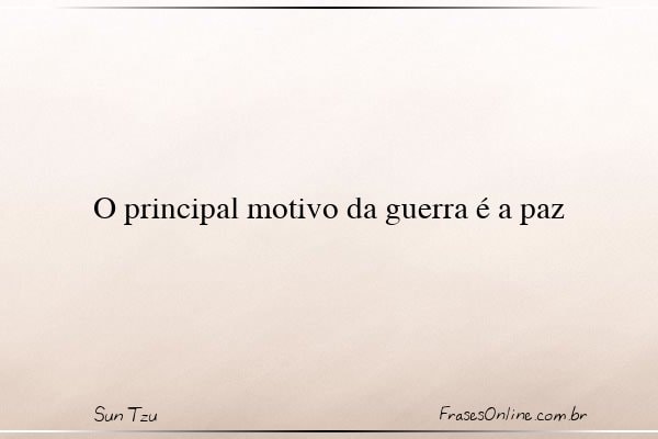 Frase de Sun Tzu