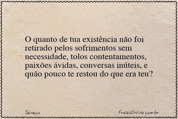 Frase de Sêneca