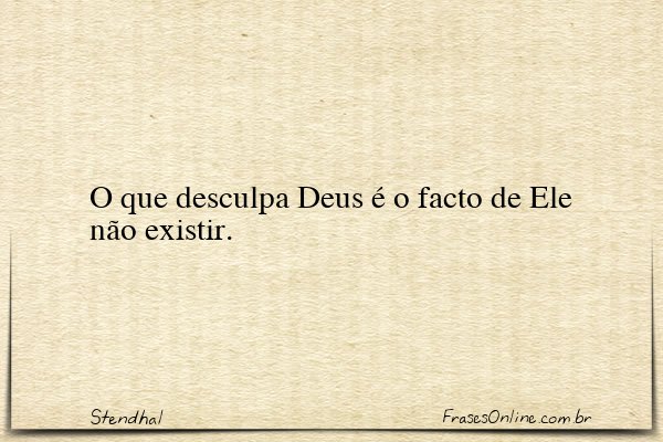 Frase de Stendhal