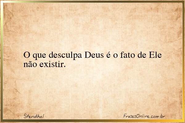 Frase de Stendhal