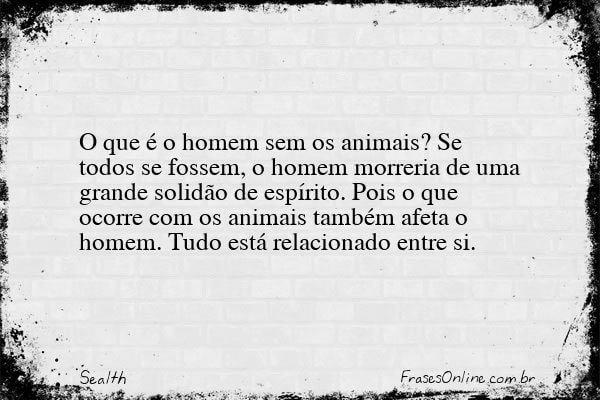 Frase de Sealth