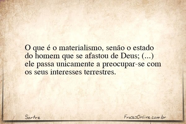 Frase de Sartre