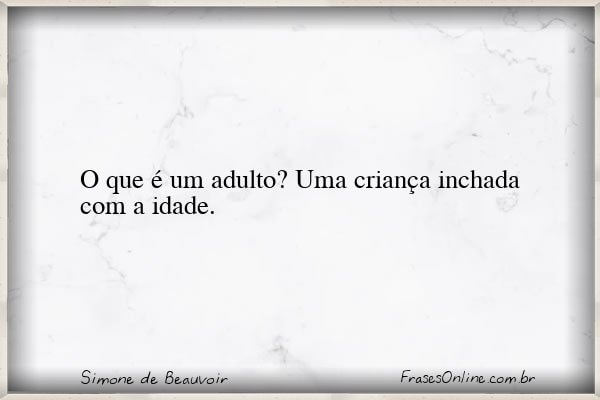 Frase de Simone de Beauvoir