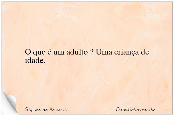 Frase de Simone de Beauvoir
