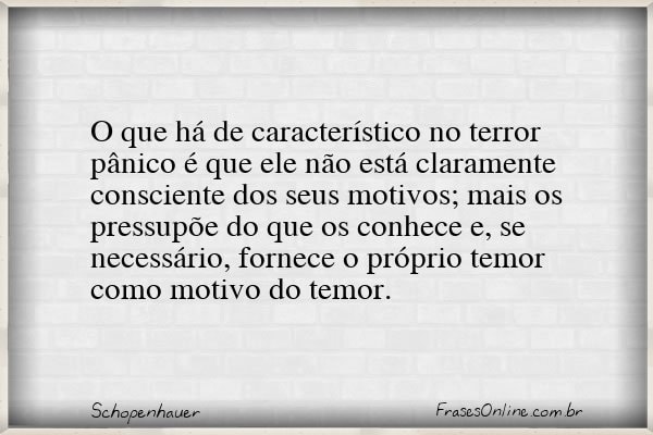 Frase de Schopenhauer