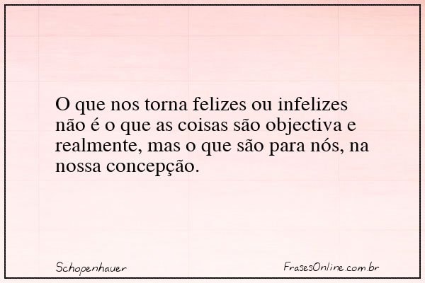 Frase de Schopenhauer