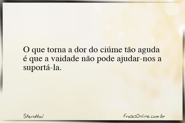 Frase de Stendhal